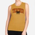 thumbnail image 2 of Halloween Teacher Women's Muscle Tank Medium Antique Gold, 2 of 5