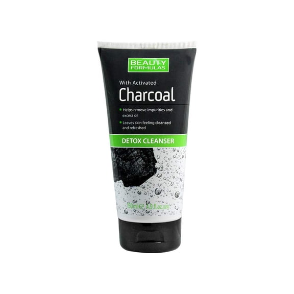 Beauty Formulas activated Charcoal Detox Cleanser 150 ml