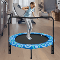 thumbnail image 2 of 48inch Mini Toddler Trampoline, Foldable Trampoline for Kids Age 3 - 7, Fitness Recreational Trampoline for Garden Workout, 2 of 6