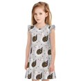 thumbnail image 1 of Fotbe Cute Swan Vestido de Dormir para Niñas de 3 a 10 Años, Mangas Cortas, Estilo Princesa, Pijama Camisón con Mangas Voladas-X-Large, 1 of 6