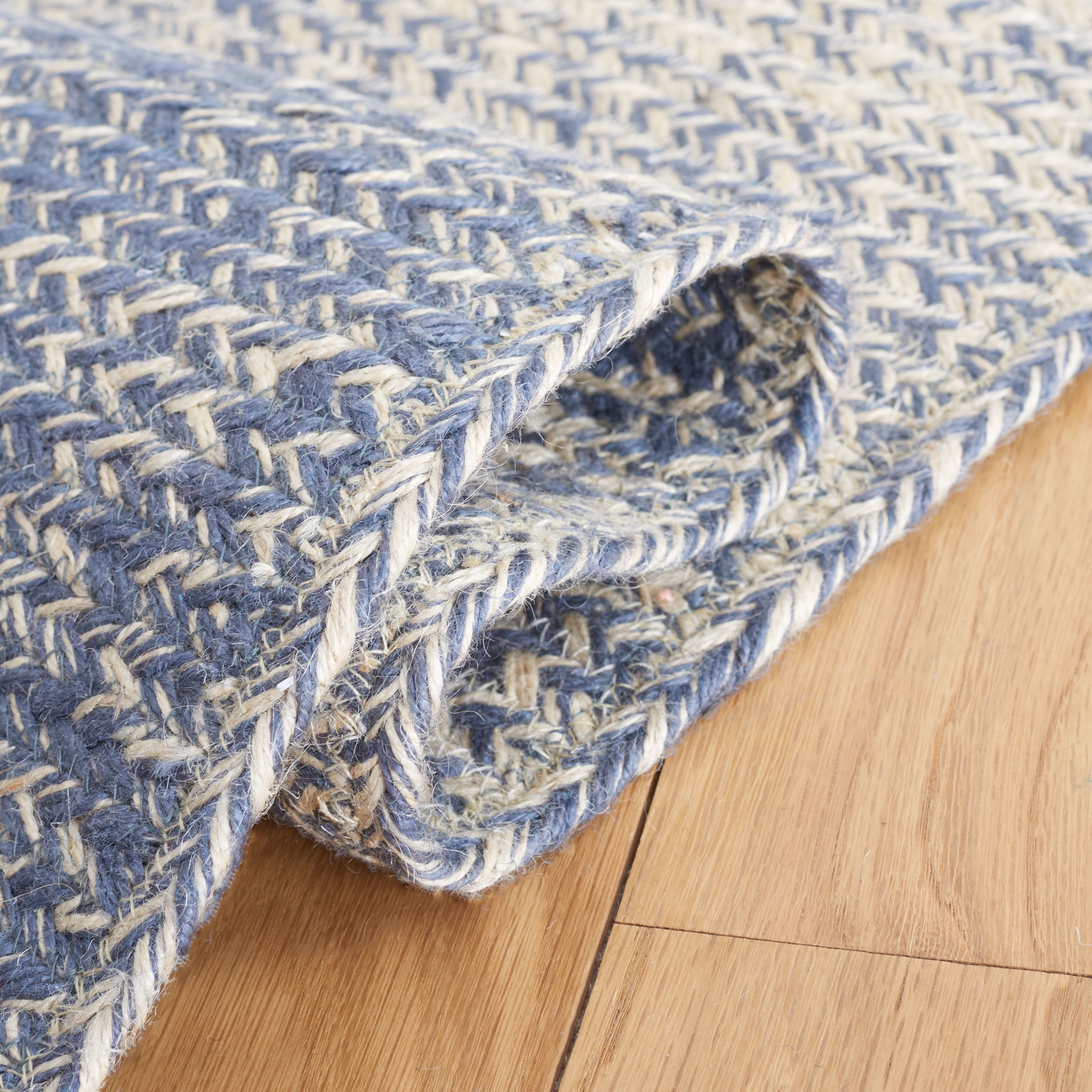 SAFAVIEH Natural Fiber Arda Gradient Runner Rug, Natural/Grey, 2'3" x 8'