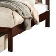 thumbnail image 4 of Benjara Kali Platform California King Panel Bed-Storage Drawer-Cherry Brown Wood, 4 of 5