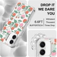 thumbnail image 5 of for iPhone 17 Case | Compatible with Magsafe | Military Grade 6.6ft Drop Tested | Camera Control | Clear with Strawberry Garden Design, 5 of 6