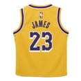 thumbnail image 3 of Infant Nike LeBron James Gold Los Angeles Lakers Swingman Player Jersey - Icon Edition, 3 of 3
