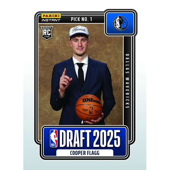 NBA 2025-26 Instant Draft Night Basketball  Cooper Flagg #1 [Rookie Card, 1st Overall Draft Pick]
