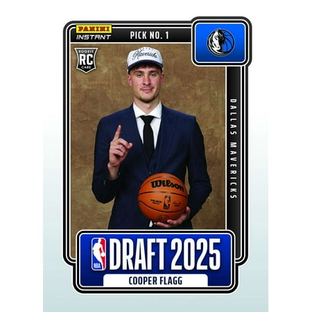NBA 2025-26 Instant Draft Night Basketball Cooper Flagg #1 [Rookie Card, 1st Overall Draft Pick]