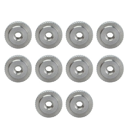 

Knurled Thumb Nut 304 Stainless Steel Knurled Flat Head Through Hole Hand Tightening NutM3