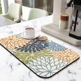 thumbnail image 2 of Washable Rubber Bohemia Dish Drying Mats for Kitchen Counter Home Large Coffee Bar Pad Accessories and Decor for Utensils Stemware 18''x24'', 2 of 6