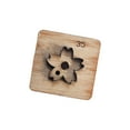 thumbnail image 1 of Troquel de corte de cuero, molde para recortar cuero, artesanía en papel, herramienta de perforación hecha a mano, forma de flor de madera para mochila, llaveros, adornos para el hogar, 35mm mayimx Troqueles de corte, 1 of 7
