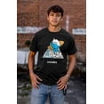 thumbnail image 5 of The Smurfs Aquarius Zodiac Sign Men's Graphic T Shirt Tees Brisco Brands S, 5 of 6