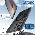 thumbnail image 5 of JETech Magnetic Case for Samsung Galaxy S26 Ultra, Compatible with MagSafe, Shockproof Cover (Black), 5 of 7