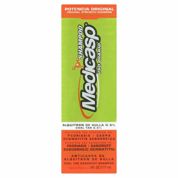 Medicasp Therapeutic Dandruff Shampoo Original Strength 6 oz Pack of 6