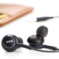thumbnail image 2 of EFFFERTWQL-AKG Earbuds Original 3.5mm in-Ear Headphones with Remote & Mic for Galaxy A71, A31, Galaxy S10, S10e, Note 10, Note 10+, S10 Plus, S9 - Braided, Includes Velvet Carrying Pouch - Black, 2 of 4