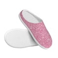 thumbnail image 3 of Balery Glitter Pattern Women's Fuzzy Memory Foam Slippers Fluffy Winter House Shoes Indoor and Outdoor-46/47, 3 of 7