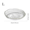 thumbnail image 2 of Fruit Plate Glass Decorative Plate Home Snack Plate Snack Plate Candy Plate Fruit Plate, 2 of 6