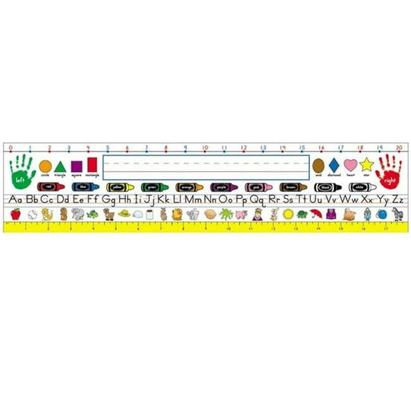 Carson Dellosa  Nameplates Traditional Manuscript Primary Grade, 18 x 4 in. - 36 Per Pack - Pack of 3