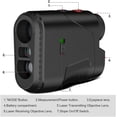 thumbnail image 5 of Rangefinder Meter Golfs Telescopes Digital Monocular Range-Finder Angle Speed Height Measuring Tool with LCD Display, 5 of 5
