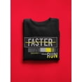 thumbnail image 3 of Run Faster '76 Sweatshirt Men -Image by Shutterstock, Male 4X-Large, 3 of 4