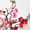 thumbnail image 4 of Artificial Blossom Branches 11.8In Winter Flowers, Realistic Plum Blossom for Home Decor, Table Centerpieces Vase Arrangements Chinese New Year Wedding , 1 30Cm Artificial Plum Blossom Branch, 4 of 9