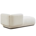 thumbnail image 6 of Shaiailed 64" White Right Arm Facing Chaise Lounge Indoor,Small Chaise Lounge for Small Space,Fainting Couch,Modern Boucle Chaise Lounge Chair for Bedroom,Upholstered Lounge Chair for Living Room, 6 of 7