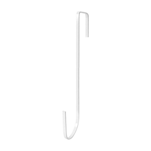 15" Wreath Hanger for Front Door Sturdy Wreath Door Hanger Over The Door Hanger Hook (White ) Christmas Ornaments Christmas Decorations Fall Decor Halloween Decorations