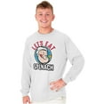 thumbnail image 3 of Popeye Let's Eat Spinach Cool Retro Long Sleeve TShirt Men Women Brisco Brands M, 3 of 6