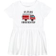 thumbnail image 3 of Inktastic Future Firefighter Red Fire Truck Engine Girls Baby Dress, 3 of 5