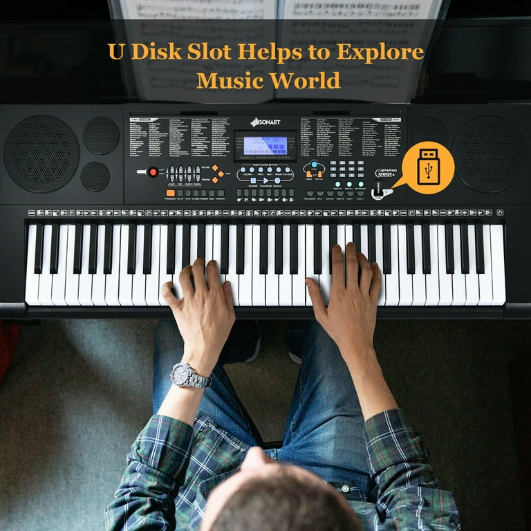 Sonart 61 cheap key piano