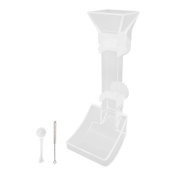 Tubo alimentador de acuario Yuyangstore 17cm transparente