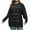 Black, variant on HAiming Plus Size Sweaters for Women Cable Casual Loose Long Sleeve Crewneck Pullover Long Tops with Cute Graphic