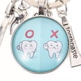 thumbnail image 4 of Llavero dental Llavero de encanto de diente Llavero de encanto de pasta de dientes Llavero de encanto de cepillo de dientes, 4 of 5