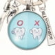 thumbnail image 4 of Llavero dental Llavero de encanto de diente Llavero de encanto de pasta de dientes Llavero de encanto de cepillo de dientes, 4 of 5