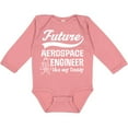 thumbnail image 3 of Inktastic Aerospace Engineer Like Daddy Boys or Girls Long Sleeve Baby Bodysuit, 3 of 5