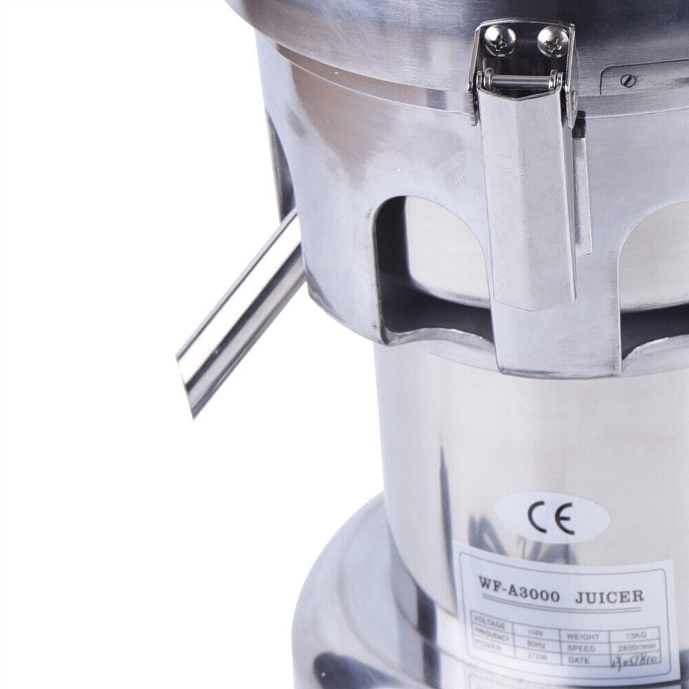 370W Commercial Electric Fruit Juice Extractor Centrifugal Juicer Machine Silver