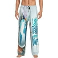 thumbnail image 2 of Lsque Let's go Travel Print Men's Pajama Pants, Lounge Pant - Comfortable Home Wear,Elastic Waistband, Stylish Design-Large, 2 of 9