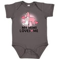 thumbnail image 3 of Inktastic My Mimi Loves Me Llama Girls Baby Bodysuit, 3 of 5