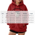 thumbnail image 3 of lcziwo Hoodie with Dog Pouch Pet Pocket Sweatshirt for Women Hoodies Oversized Cat Carrier Hooded Sweatshirt Tops 2026 Red,L, 3 of 9