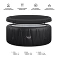 thumbnail image 3 of Wave Atlantic 6-Person Round Inflatable Hot Tub | 130-Jet Massage & Eco Heater | Slate Rattan, 3 of 7