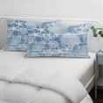 thumbnail image 4 of Blue Coastal Throw Pillow Cover 20 x 30 Inch Decorative Pillow Cover Nautical Coral Starfish Shell Octopus Sea Lumbar Pillowcase Seasonal Rectangle Cushion Case for Couch Sofa Bed Living Room, 4 of 9