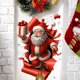thumbnail image 1 of Decoración de Pared Navideña Pegatinas de Pared de Papá Noel Pegatinas de Pared Navideñas, 1 of 7