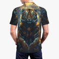 thumbnail image 6 of Salouo Forest Meditating Tiger for Men's Short Sleeve Polo Shirts,Polo Shirts for Men Performance Short Sleeve Golf Shirt Athletic Casual Collared T-Shirt-XX-Large, 6 of 8