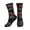 3 Black, variant on Athletic Socks America Thin Red Firefighter Line Flag Sport Running Calf Socks Crew Socks for Men Women