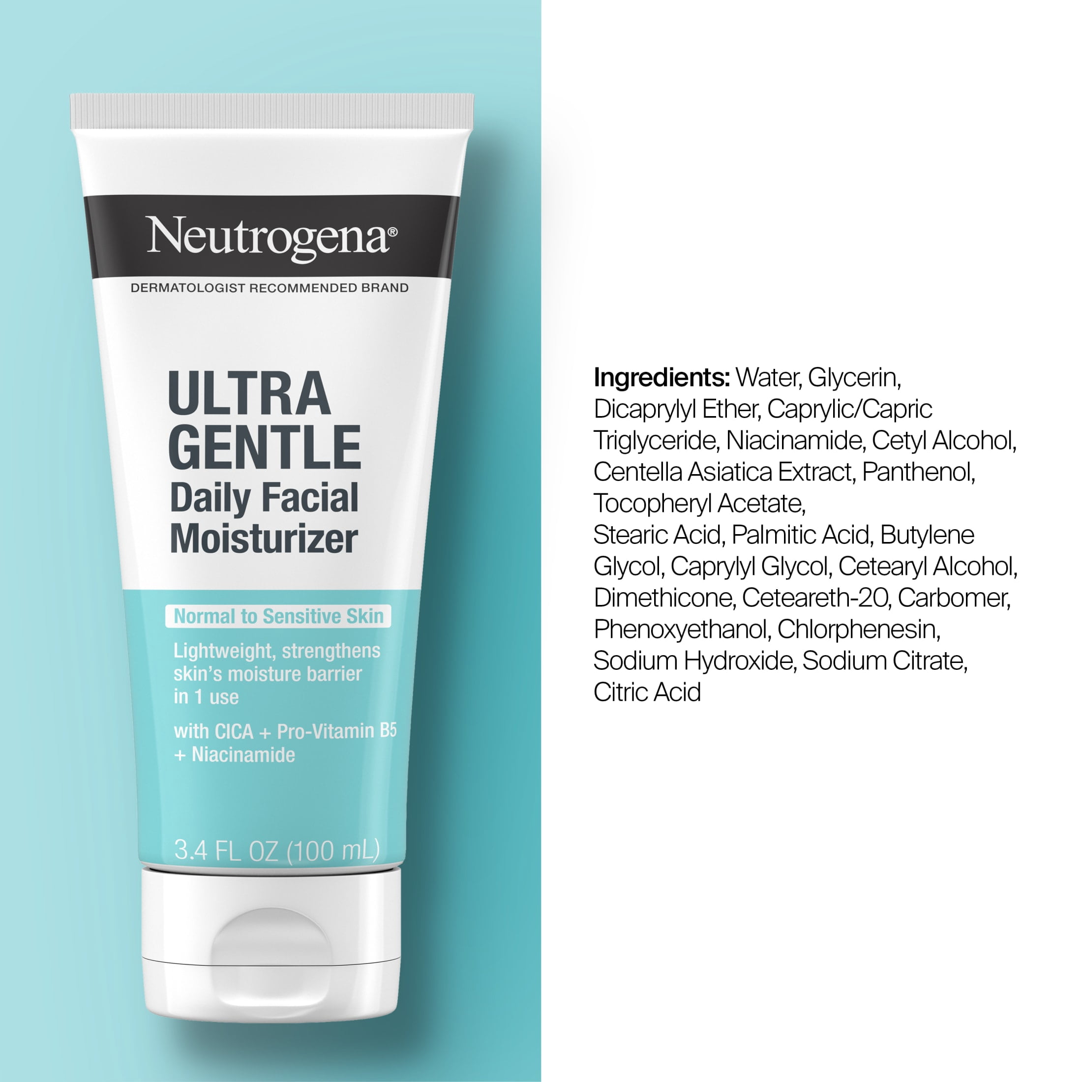 Neutrogena Ultra Gentle Face Moisturizer, 3.4 fl oz