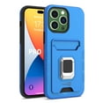 thumbnail image 5 of CoverON For Apple iPhone 14 Pro Max Case, Credit Card slot Ring KickStand Rugged Phone Cover Magnetic holder, Blue, 5 of 9