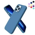 thumbnail image 1 of Entronix Funda de Silicona para iPhone 13 Pro Max, Suave Al Tacto, Antiarañazos y a Prueba de Golpes, Color Aguamarina, 1 of 6