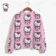 thumbnail image 3 of Sudadera informal con estampado de HELLO KITTY para mujer, sudaderas holgadas de manga larga con dibujos animados a la moda, ropa de calle Y2k, jerséis de otoño 2024 para mujer, 3 of 5