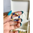 thumbnail image 2 of Faceted Resin Ring, 2 of 11