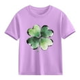 thumbnail image 1 of hengsof Shirts Chemises pour Enfants T - Graphiques à Manches Courtes Hauts Décontractés Quotidiens, 1 of 3