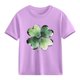 thumbnail image 1 of Blusas y camisas de manga corta con cuello redondo para niños y niñas, camisetas gráficas de manga corta, blusas con estampados bonitos para la temporada escolar., 1 of 9