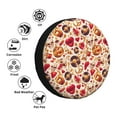thumbnail image 4 of Fotbe Skull Retro record lips Funda de Llanta de Repuesto con Estampado, Engrosada, Ajuste Universal para Jeep, Remolque, RV, SUV, Camión-14 inch, 4 of 6